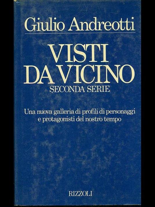 Visti da vicino seconda serie - Giulio Andreotti - copertina