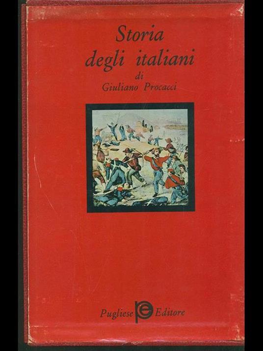 Storia degli Italiani 2 volumi - Giuliano Procacci - copertina