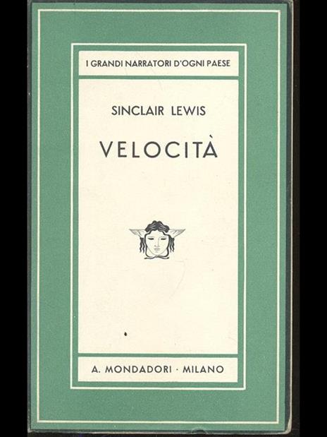 Velocità - Sinclair Lewis - copertina