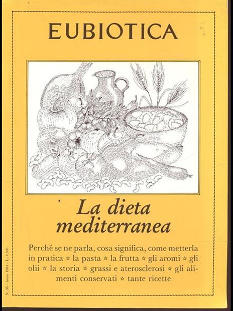 Eubiotica. La dieta mediterranea n. 36 anno 1984 - 8