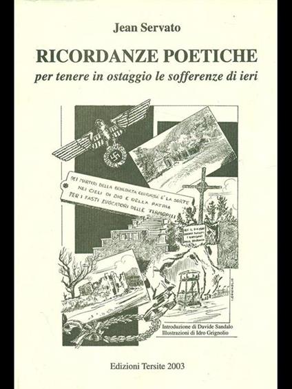 Ricordanze poetiche - Jean Servato - copertina