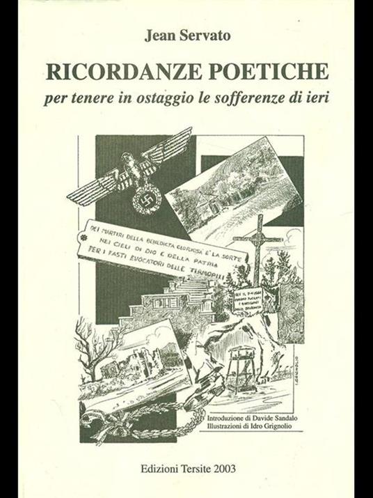 Ricordanze poetiche - Jean Servato - copertina