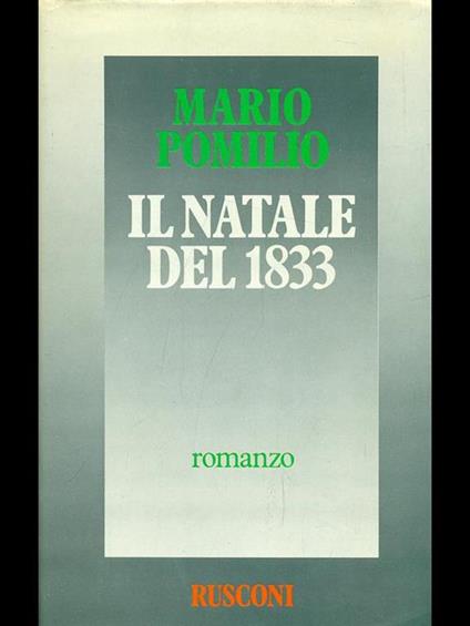 Il Natale del 1833 - Mario Pomilio - copertina