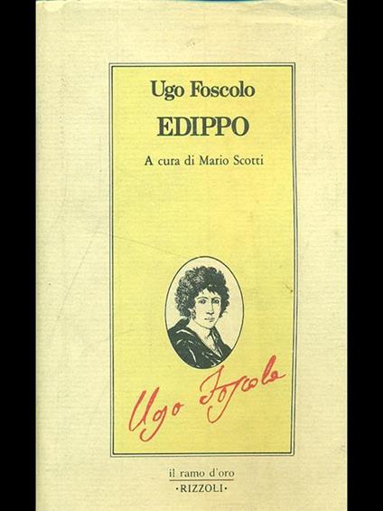 Edippo - Ugo Foscolo - copertina