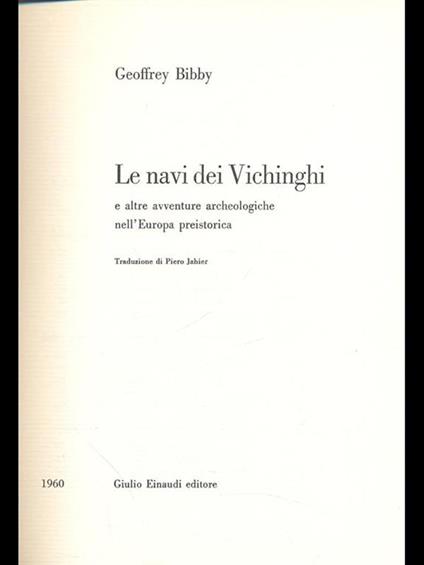 Le navi dei Vichinghi - Geoffrey Bibby - copertina