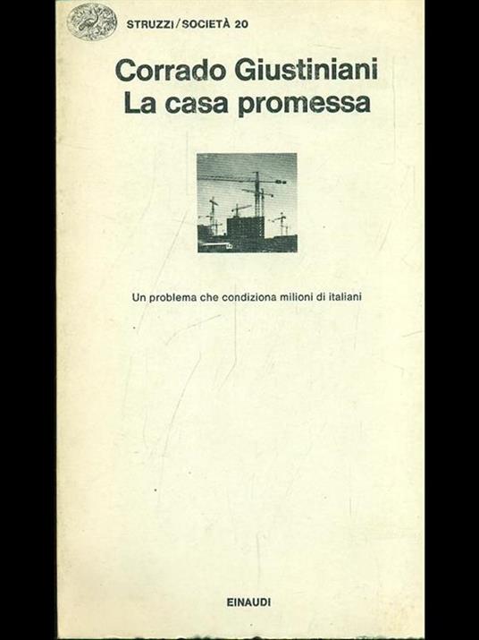 La casa promessa - Corrado Giustiniani - copertina