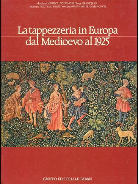 La tappezzeria in Europa dal Medioevo al 1925 - copertina
