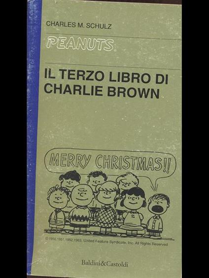 Il terzo libro di Charlie Brown - Charles M. Schulz - copertina