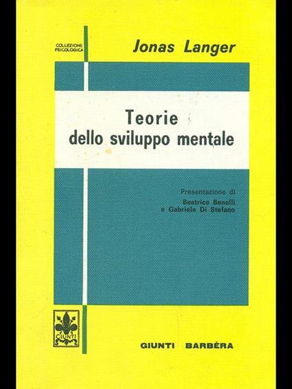 Teorie dello sviluppo mentale - copertina