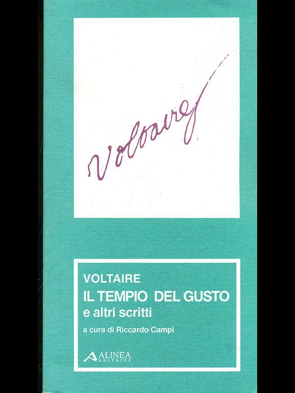 Il tempio del gusto e altri scritti