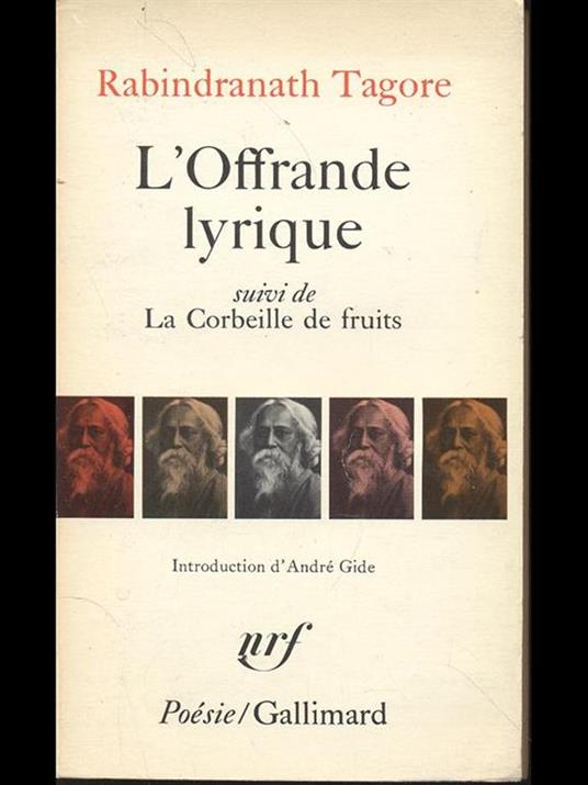 L' Offrande lyrique - Rabindranath Tagore - copertina