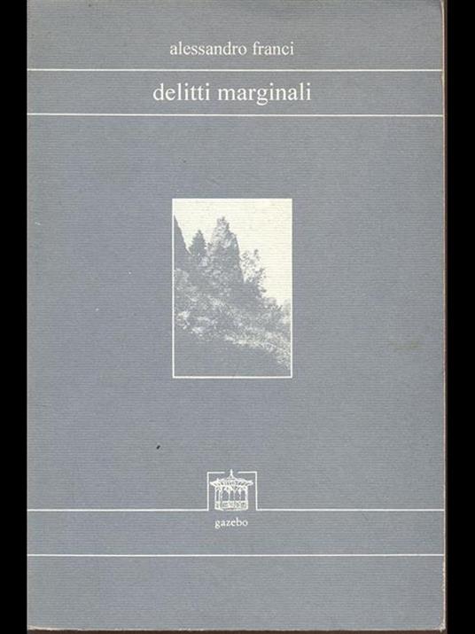 Delitti marginali - Alessandro Franci - copertina
