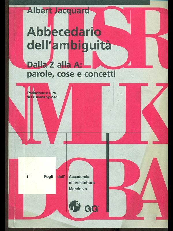 Abbecedario dell'ambiguità