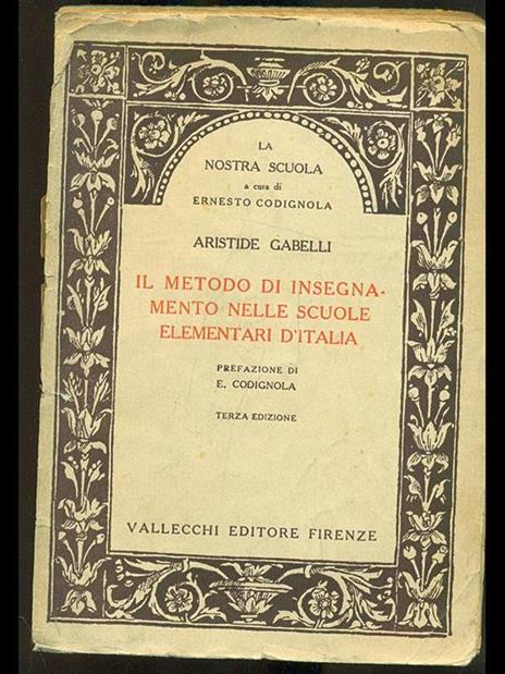 Il metodo di insegnamento nelle scuole elementari d'Italia - Aristide Gabelli - 9