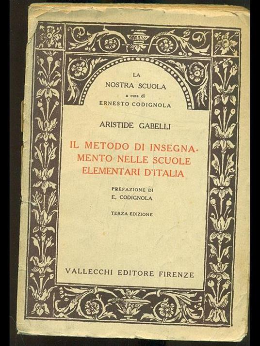 Il metodo di insegnamento nelle scuole elementari d'Italia - Aristide Gabelli - 2