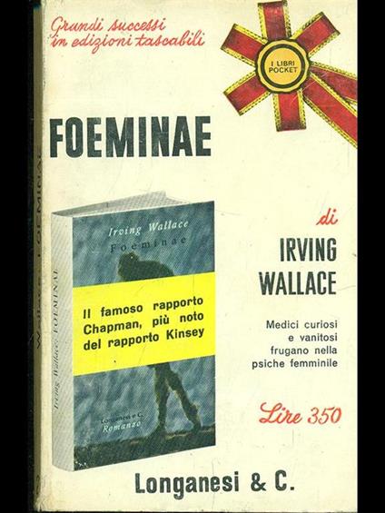 Foeminae - Irving Wallace - copertina