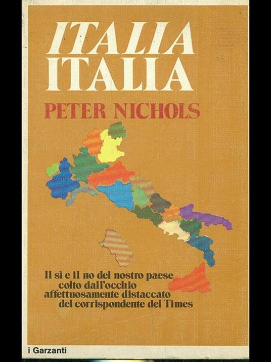 Italia Italia - Peter Nichols - copertina