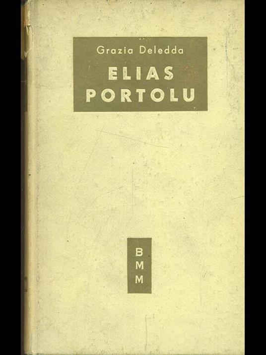 Elias Portolu - Grazia Deledda - copertina