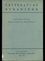 Letterature straniere: letteratura francese e spagnola
