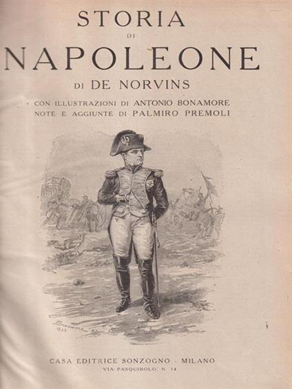Storia di Napoleone - Jacques Marquet de Norvins - copertina
