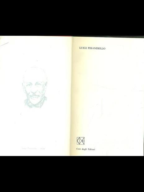 Premio Nobel 1934 Luigi Pirandello - Luigi Pirandello - copertina