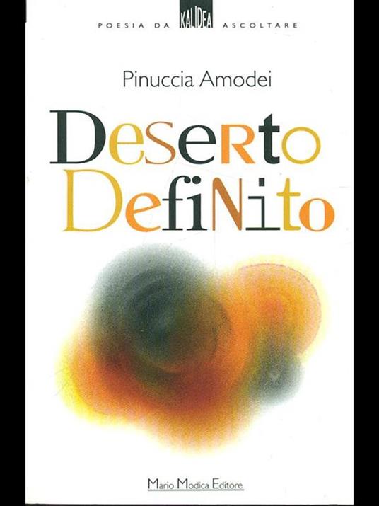 Deserto definito - Pinuccia Amodei - copertina