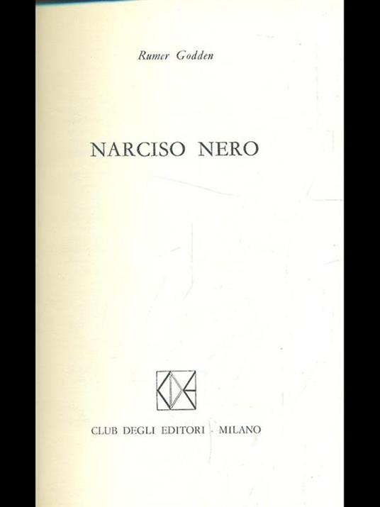 Narciso Nero - Rumer Godden - copertina