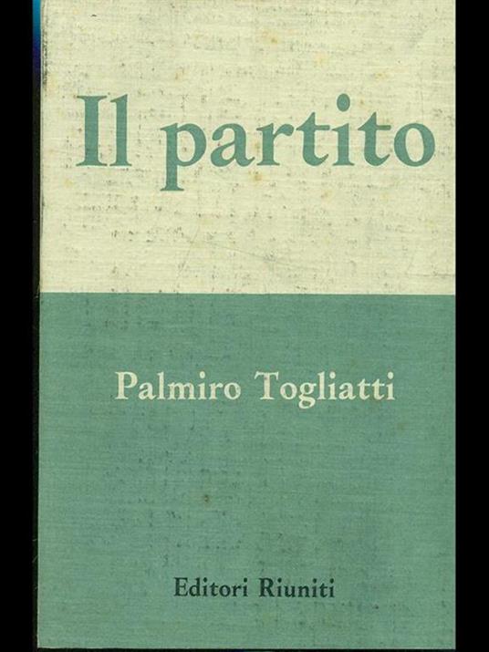 Il partito - Palmiro Togliatti - copertina