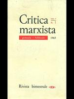 Critica marxista n. 01-gen febbraio 1965