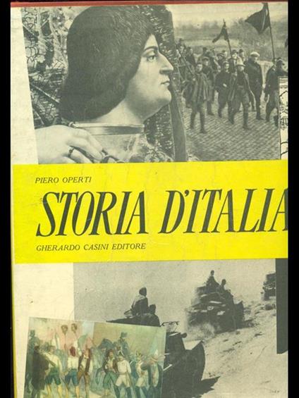 Storia d'Italia - Piero Operti - copertina