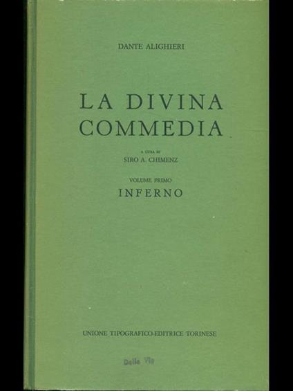 La divina Commedia - Dante Alighieri - copertina