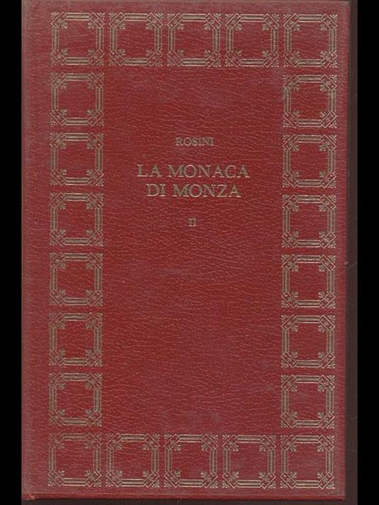 La Monaca di Monza II - Rosini - copertina