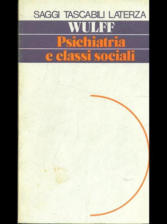 Psichiatria e classi sociali - copertina