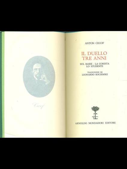 Il duello. Tre anni  - Anton Cechov - copertina