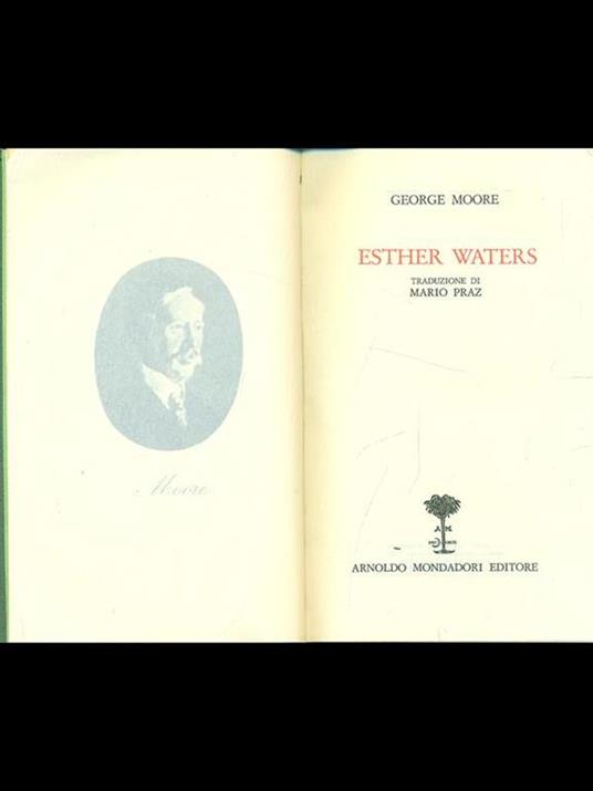Esther Watts - George Moore - copertina