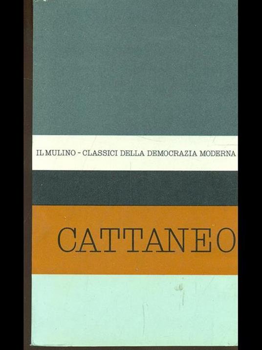 Cattaneo - Giuseppe Galasso - copertina
