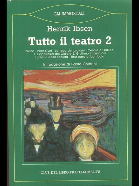 Tutto il teatro vol.2 - Henrik Ibsen - copertina