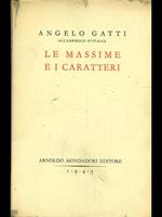 Le massime e i caratteri