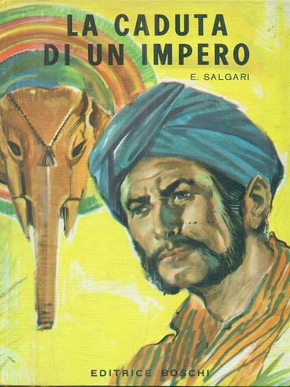La caduta di un impero - Emilio Salgari - copertina