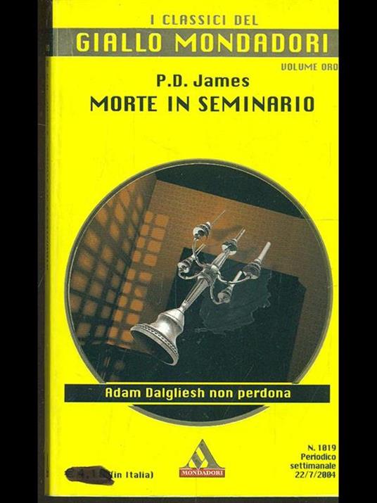 Morte in seminario - P. D. James - copertina