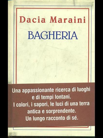 Bagheria - Dacia Maraini - copertina