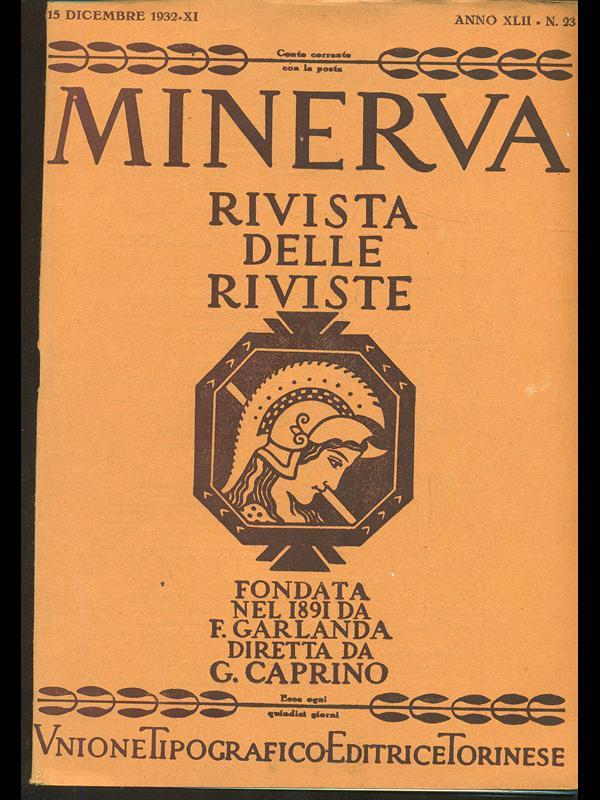 Minerva. Rivista delle riviste n. 23/15dicembre 1932