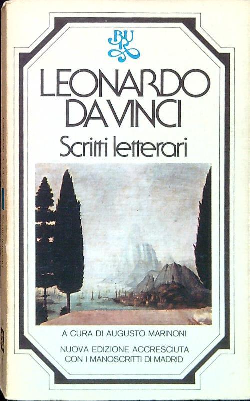 Scritti letterari - Leonardo Da Vinci - copertina