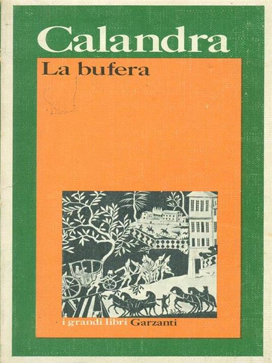 La bufera - Edoardo Calandra - copertina