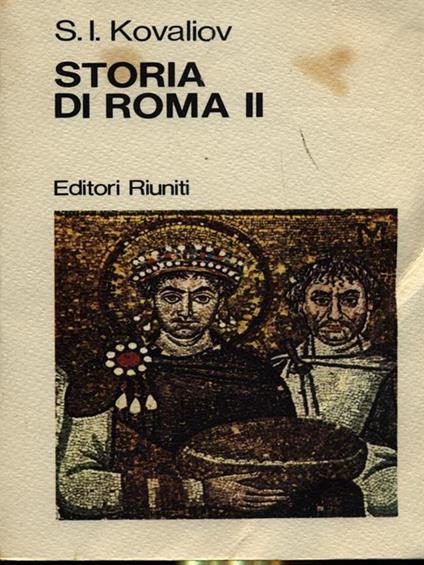 Storia di Roma II - Sergej J. Kovaliov - copertina