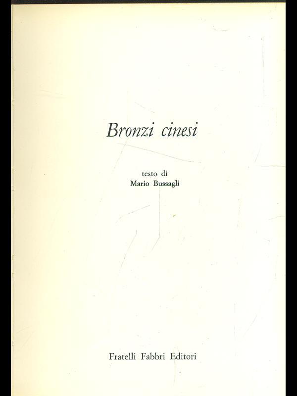 Bronzi cinesi