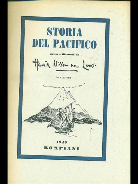 Storia del Pacifico - Hendrik Willem Van Loon - copertina