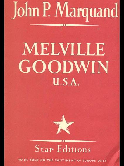 Melville goddwin USA - P. John Wynne - copertina