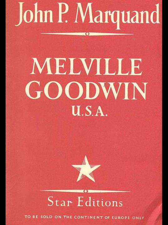 Melville goddwin USA - P. John Wynne - copertina