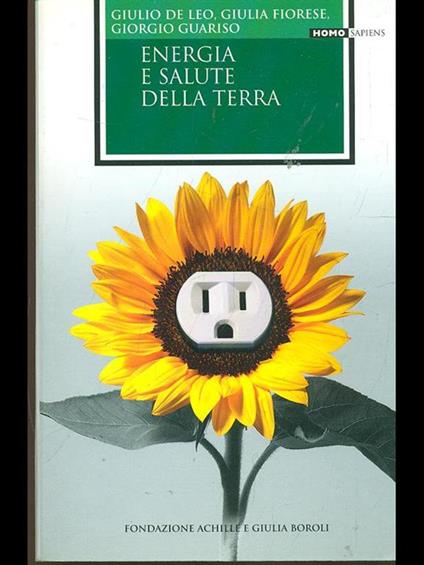 Energia e salute della Terra - copertina